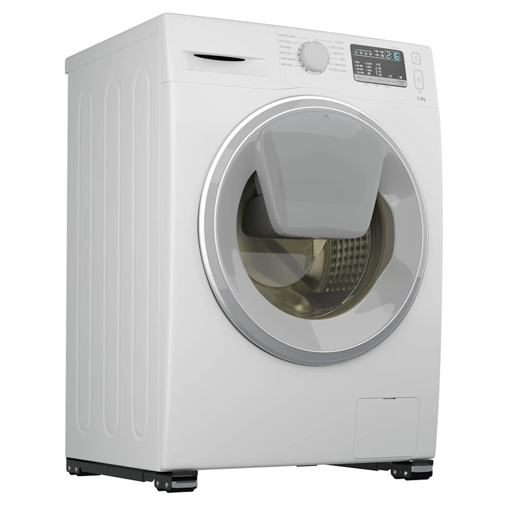 vidaXL Βάση Πλυντηρίου με Τροχούς 2 τεμ Μήκος 46-71 εκ. 300 κιλά