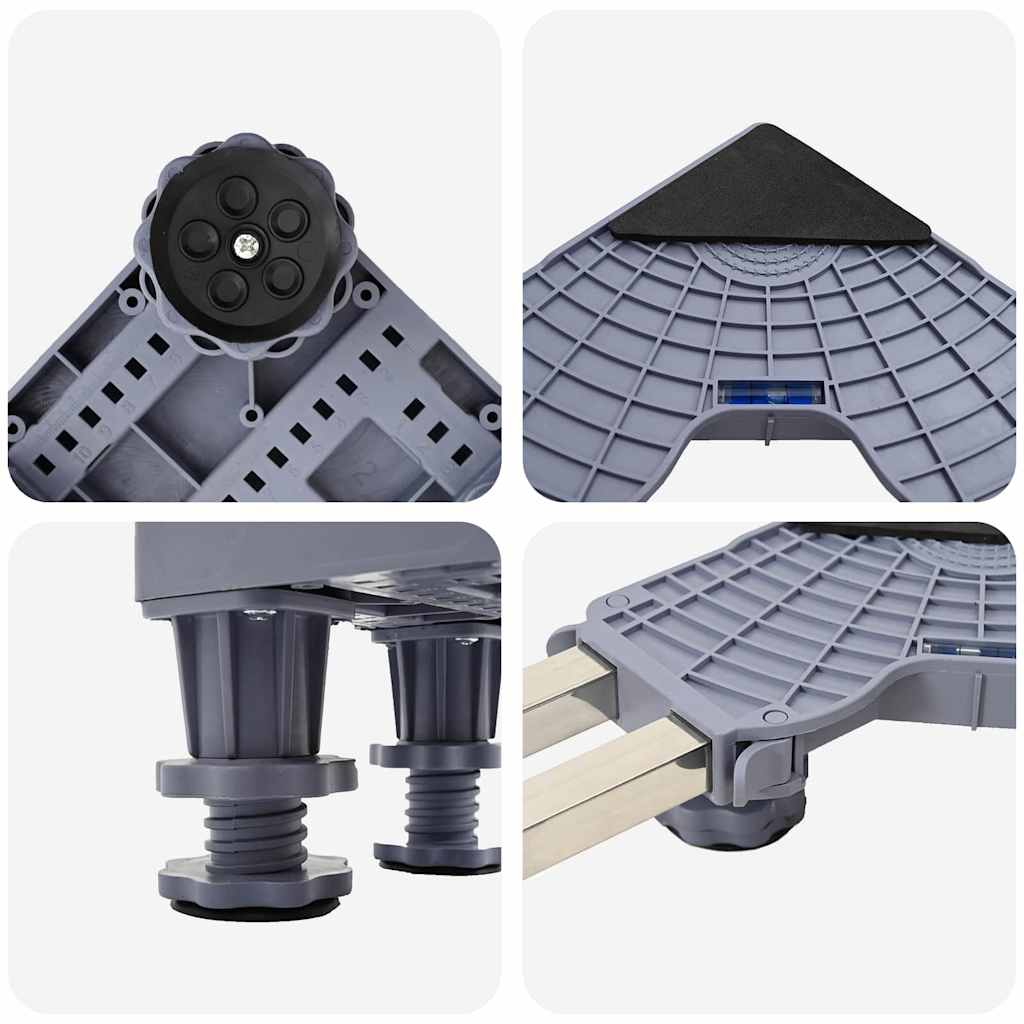 vidaXL Βάση Πλυντηρίου Ρυθμιστική 400 κιλά