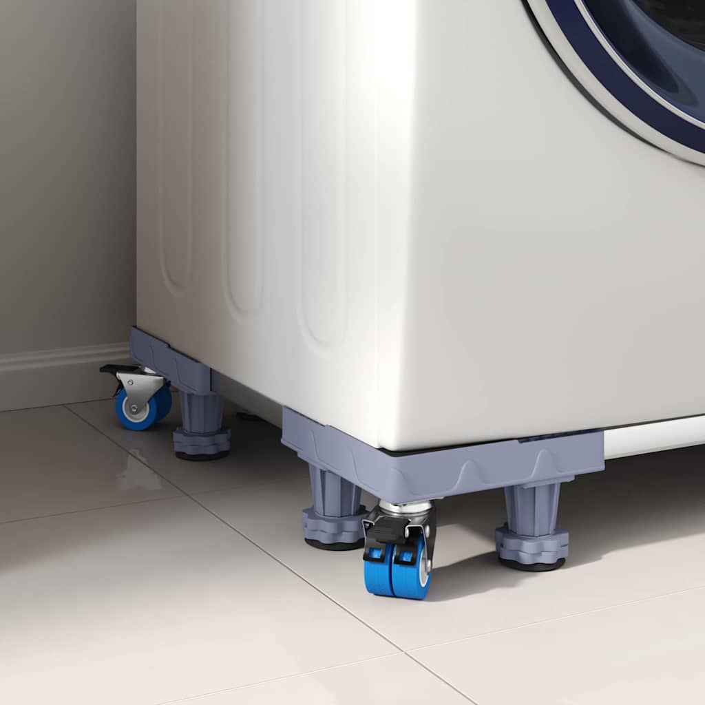 vidaXL Βάση Πλυντηρίου με Τροχούς Ρυθμιζόμενη 250 κιλά