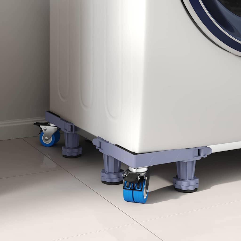vidaXL Βάση Πλυντηρίου με Τροχούς Ρυθμιζόμενη 350 κιλά