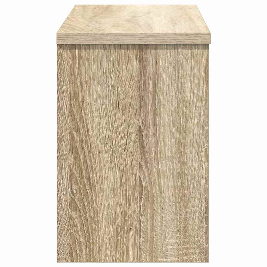 vidaXL Τοίχου Κρεμάστρα Επιτοίχιο Δρύς Sonoma 50 x 20 x 30 εκ.
