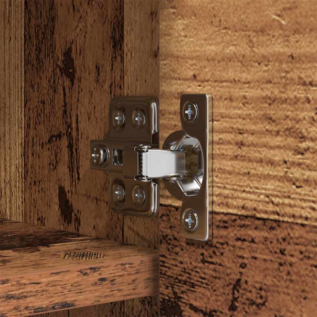 vidaXL Τοίχου Κρεμάστρα Παλαιό ξύλο 80 x 20 x 30 cm Επεξεργασμένο ξύλο