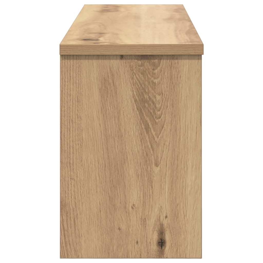 vidaXL Τοίχου Κρεμάστρα Επιτοίχιο Artisan Oak 80 x 20 x 30 cm
