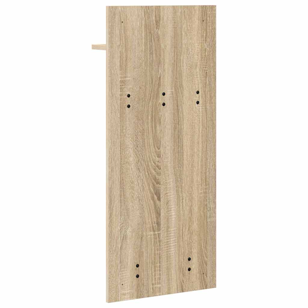 vidaXL Τοίχου Κρεμάστρα Επιτοίχιο Δρύς Sonoma 40 x 10 x 90 εκ.