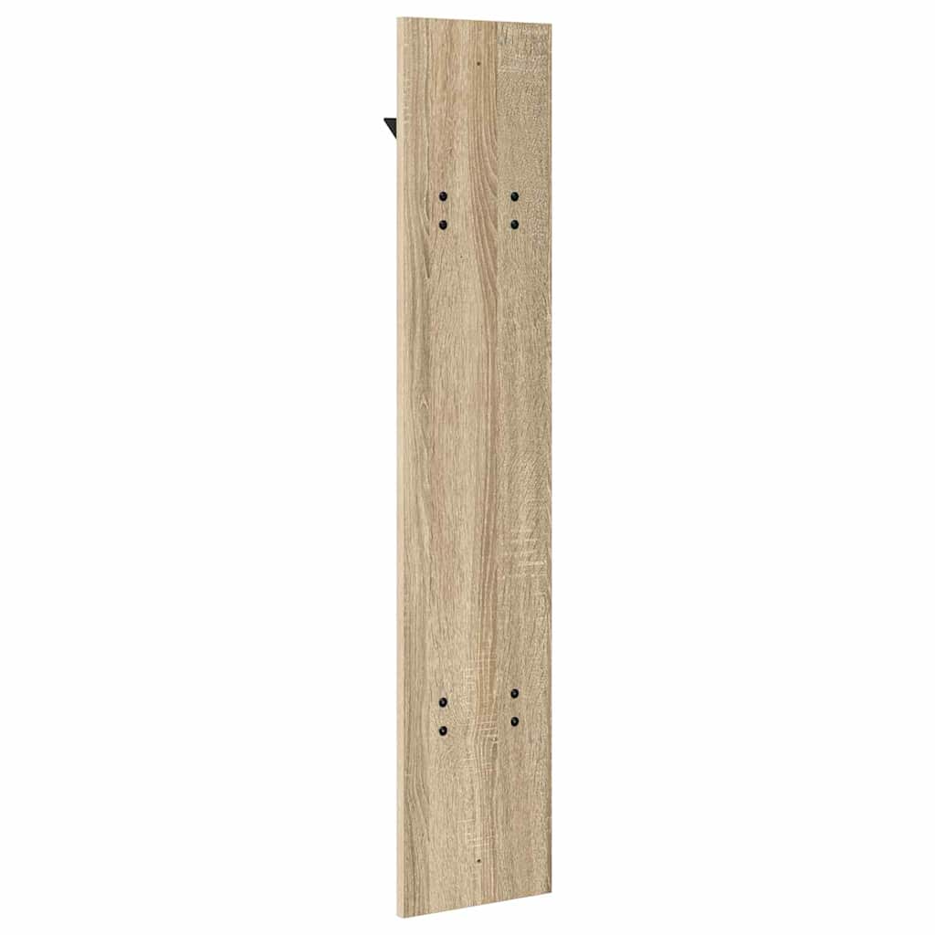 vidaXL Τοίχου Κρεμάστρα Επιτοίχιο Δρύς Sonoma 20 x 1,5 x 100 εκ
