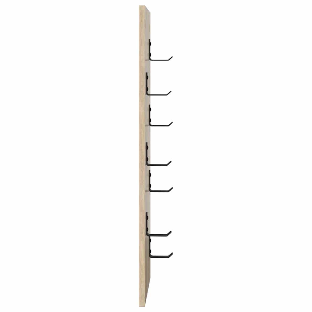 vidaXL Τοίχου Κρεμάστρα Επιτοίχιο Δρύς Sonoma 30 x 1,5 x 80 εκ.