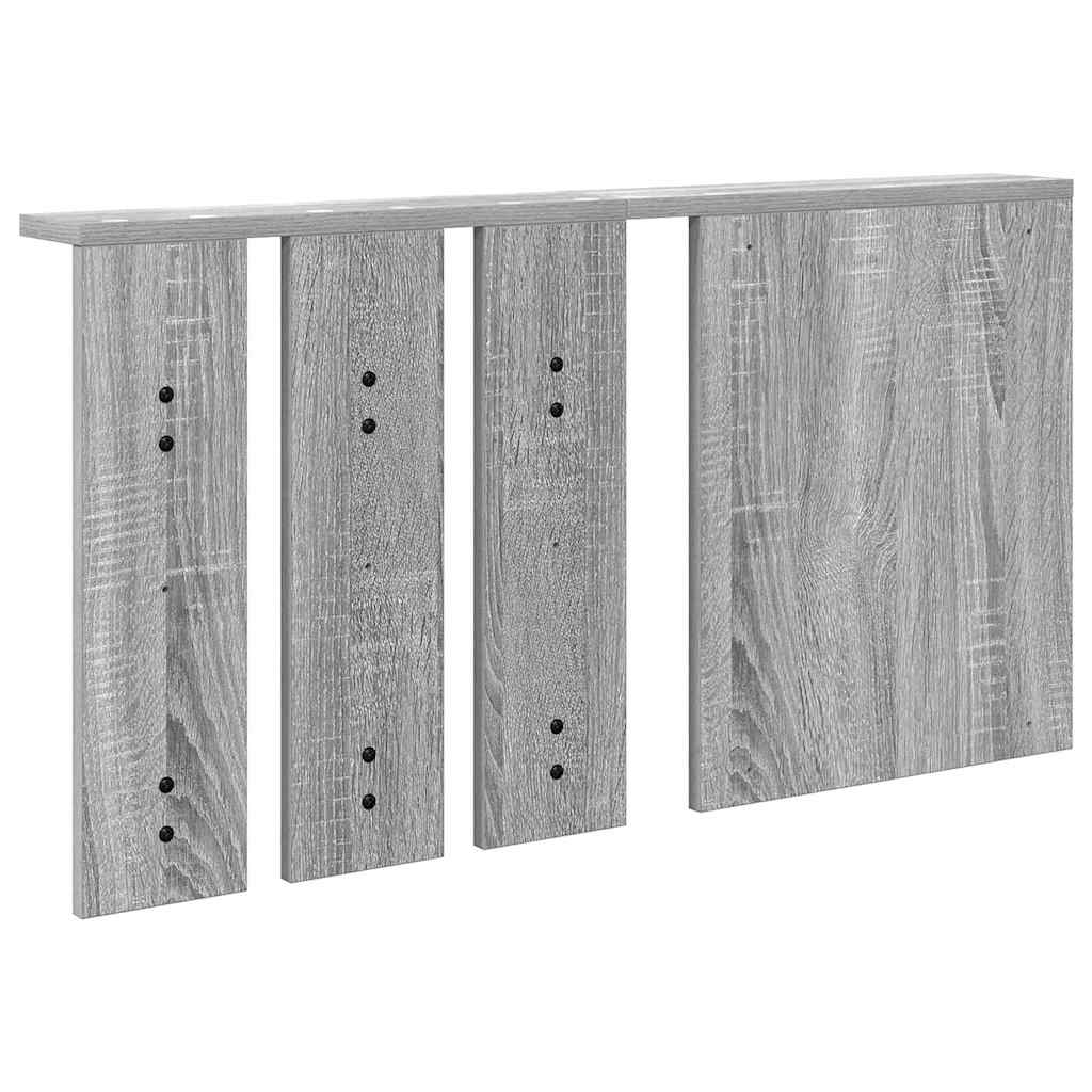 vidaXL Τοίχου Κρεμάστρα Επιτοίχιο Γκρι sonoma 85 x 10 x 45 εκ.