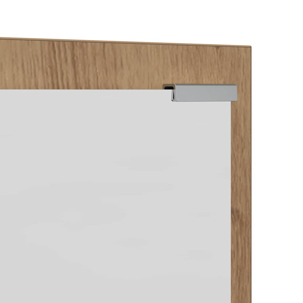 vidaXL Τοίχου Κρεμάστρα Επιτοίχιο Artisan Oak 100 x 10 x 100 εκ.