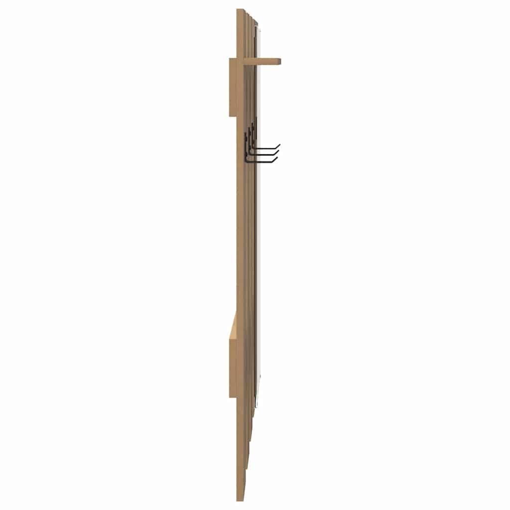 vidaXL Τοίχου Κρεμάστρα Επιτοίχιο Artisan Oak 100 x 10 x 100 εκ.