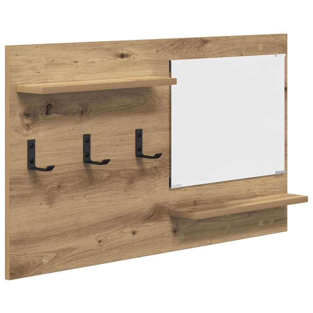 vidaXL Τοίχου Κρεμάστρα Επιτοίχιο Artisan Oak 90 x 10 x 50 εκ.