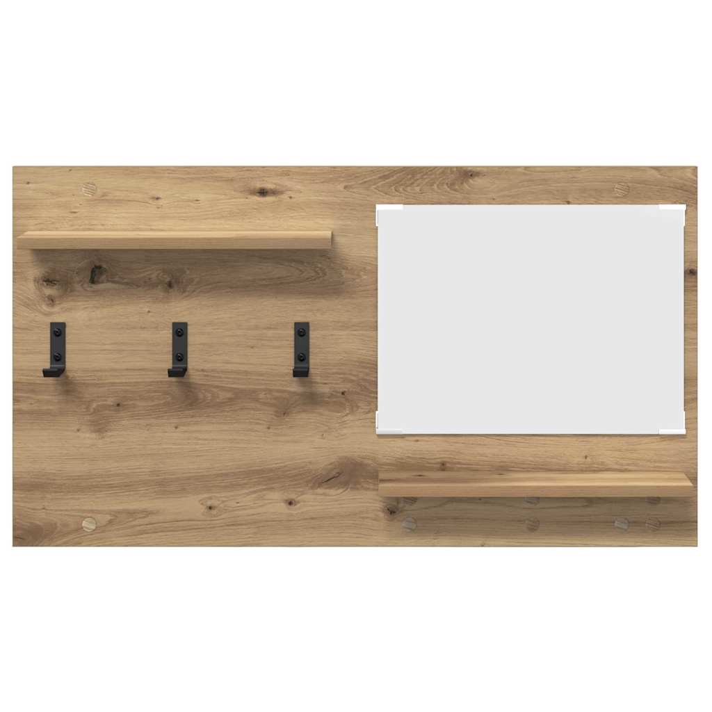 vidaXL Τοίχου Κρεμάστρα Επιτοίχιο Artisan Oak 90 x 10 x 50 εκ.