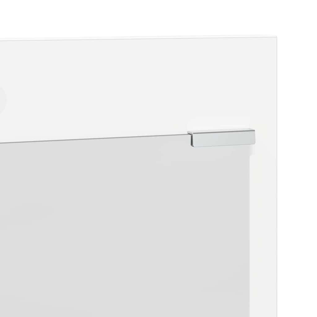 vidaXL Τοίχου Κρεμάστρα Λευκό 70 x 10 x 90 εκ. Επεξεργασμένο ξύλο