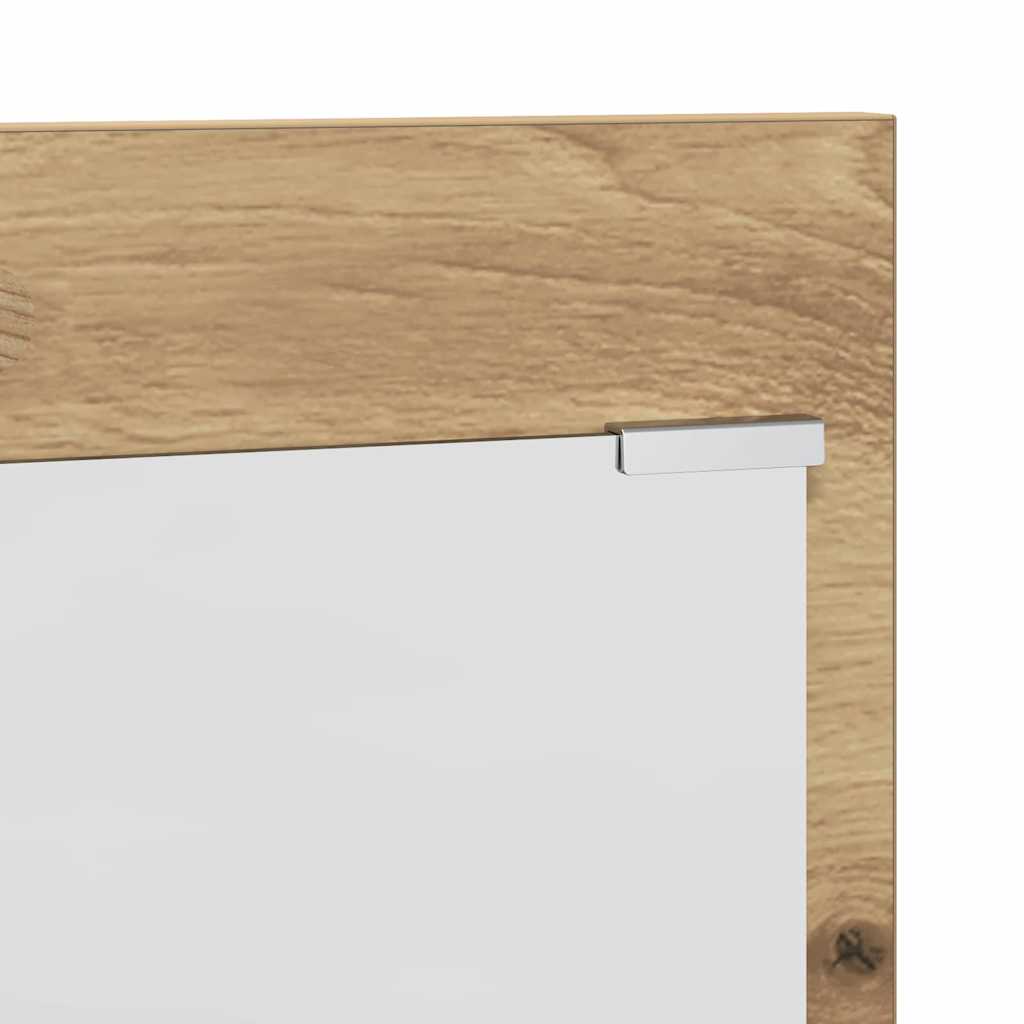 vidaXL Τοίχου Κρεμάστρα Επιτοίχιο Artisan Oak 70 x 10 x 90 εκ.