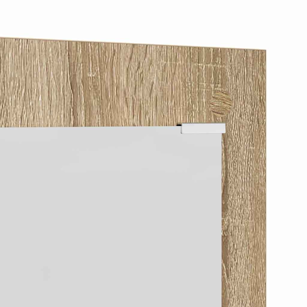 vidaXL Τοίχου Κρεμάστρα Επιτοίχιο Δρύς Sonoma 96 x 1,5 x 90 εκ