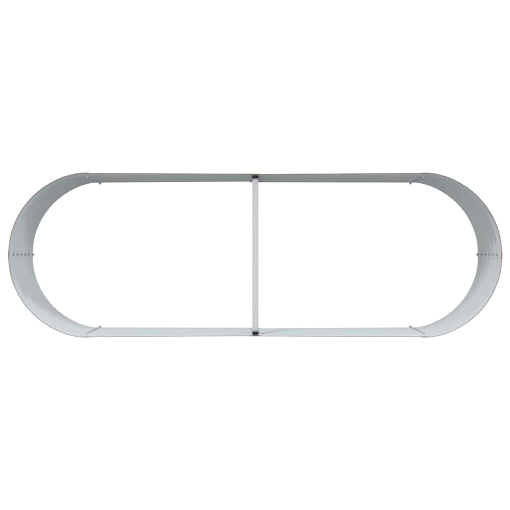 vidaXL Ανεβασμένο Κρεβάτι Καφέ 240 x 80 x 44 cm Ατσάλι
