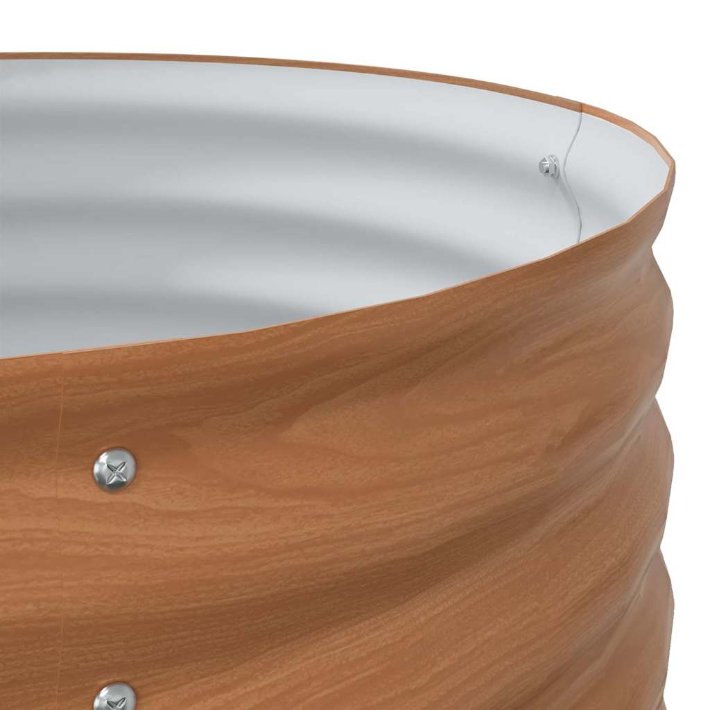vidaXL Ανεβασμένο Κρεβάτι Καφέ 160 x 80 x 44 cm Ατσάλι