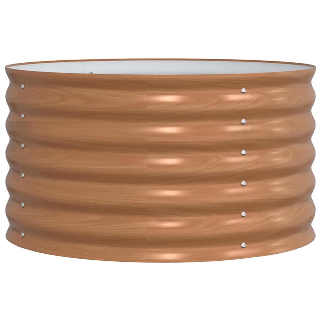 vidaXL Ανεβασμένο Κρεβάτι Καφέ 80 x 80 x 44 cm Ατσάλι