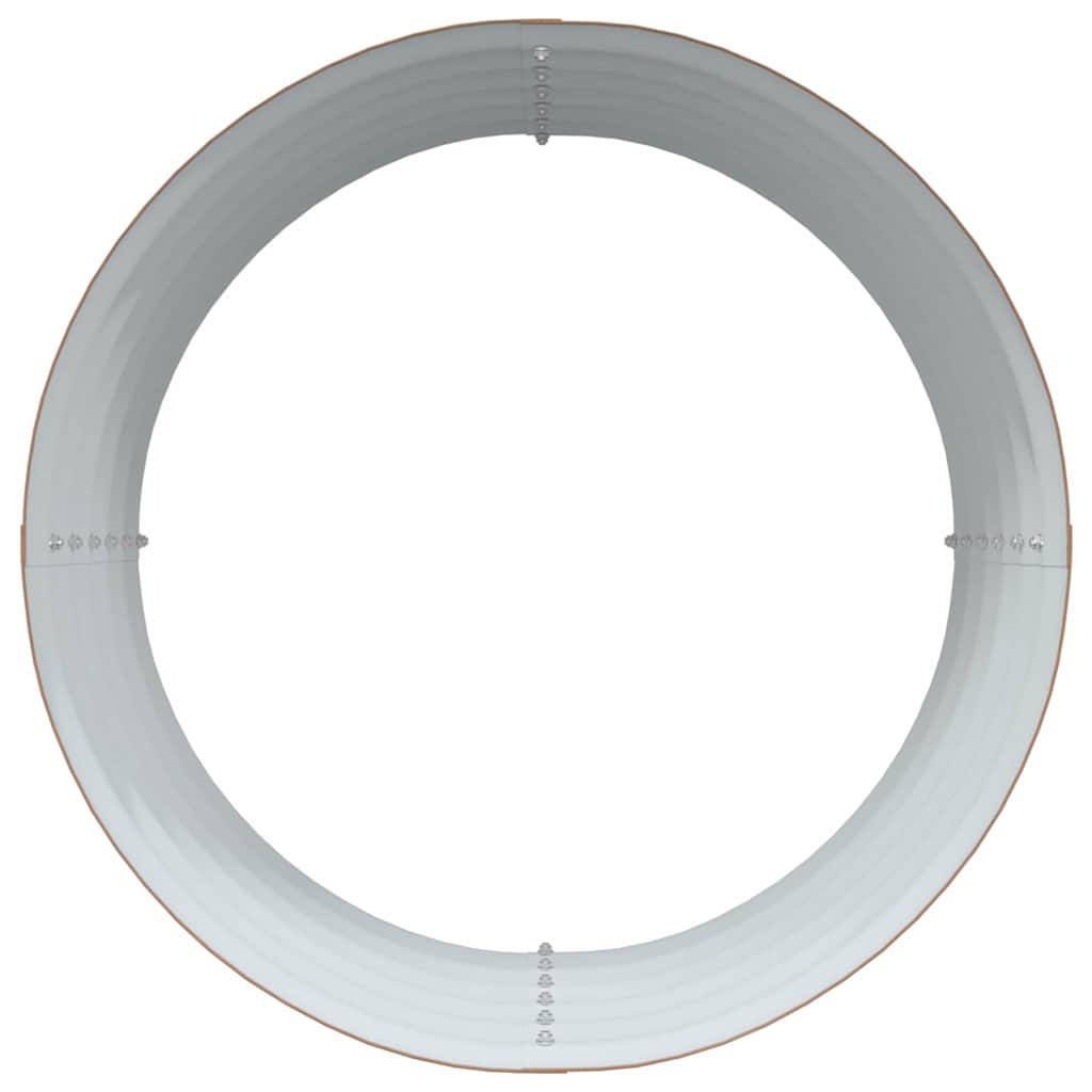 vidaXL Ανεβασμένο Κρεβάτι Καφέ 80 x 80 x 44 cm Ατσάλι