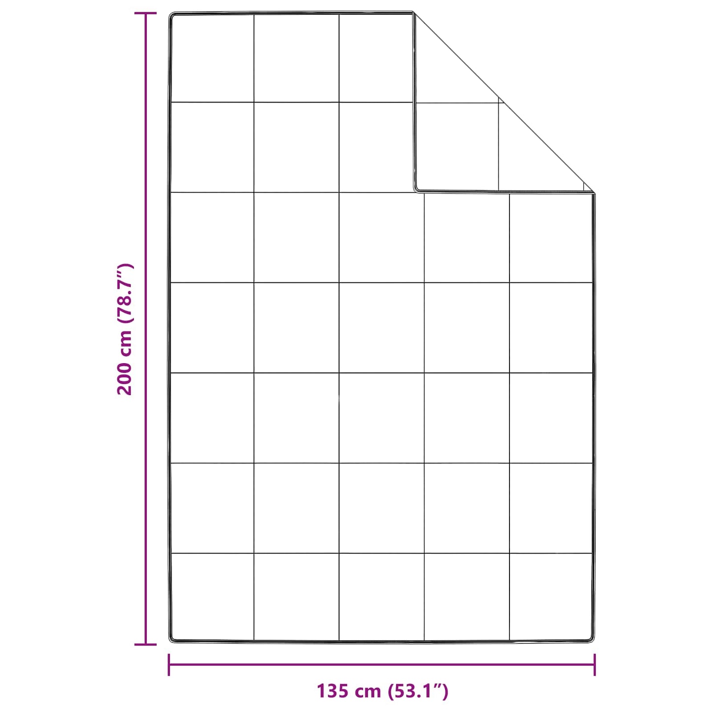vidaXL Χειμερινό Παπλωματοθήκη με μαξιλάρι 2 pcs Λευκό Φτέρος