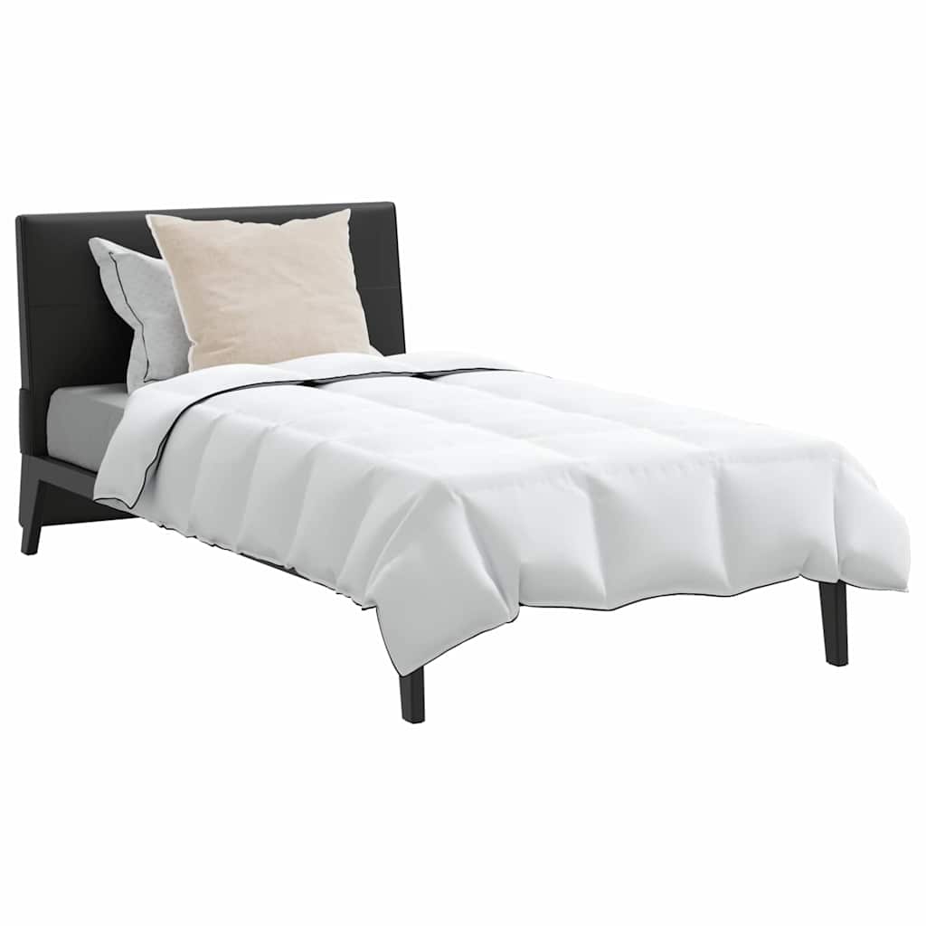vidaXL Πάπλωμα με μαξιλάρι 2 pcs Λευκό 135 x 200 cm Πούπουλο