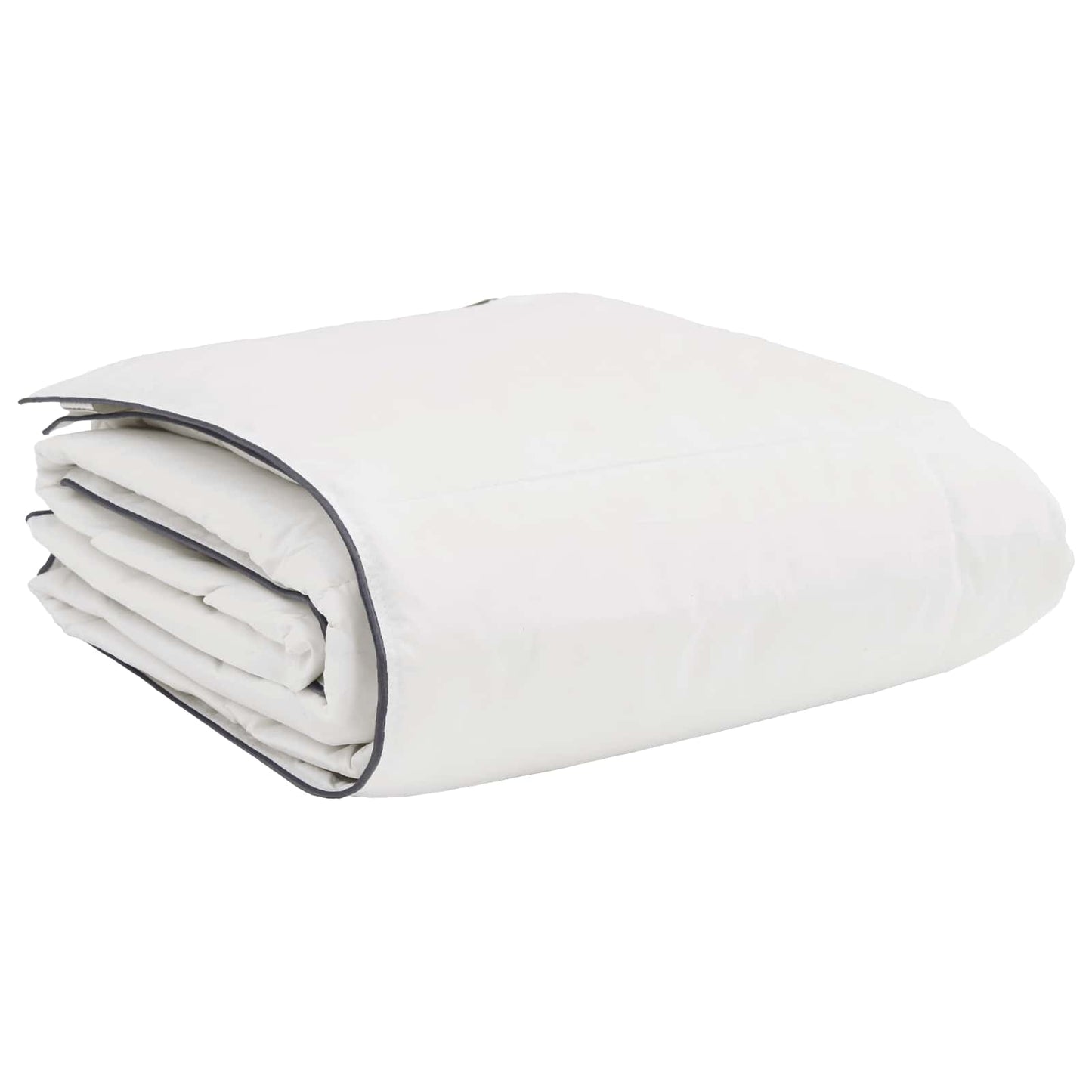 vidaXL Πάπλωμα με μαξιλάρι 2 pcs Λευκό 140 x 200 cm Πούπουλο