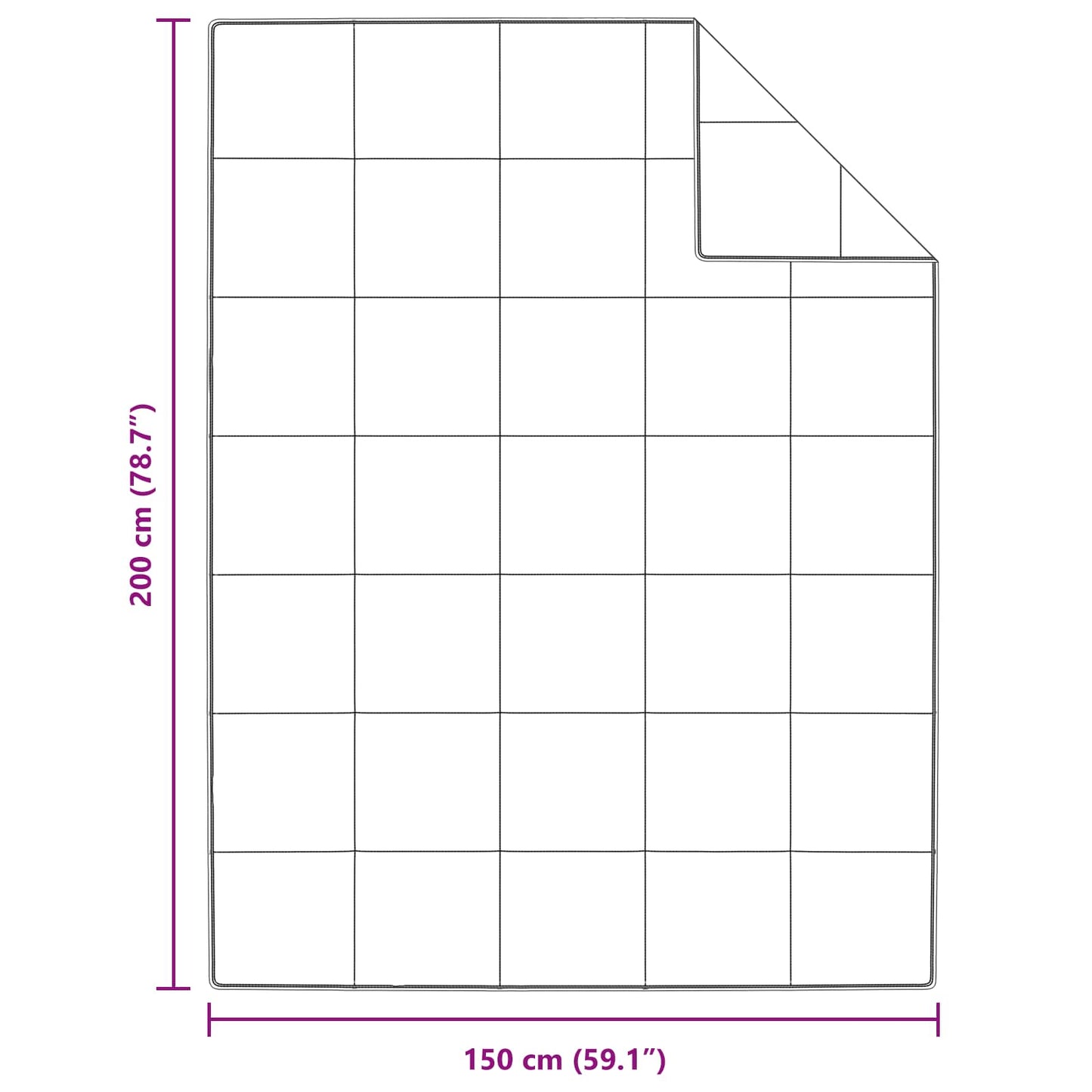 vidaXL Χειμερινό Παπλωματοθήκη με μαξιλάρι 2 pcs Λευκό Φτέρος