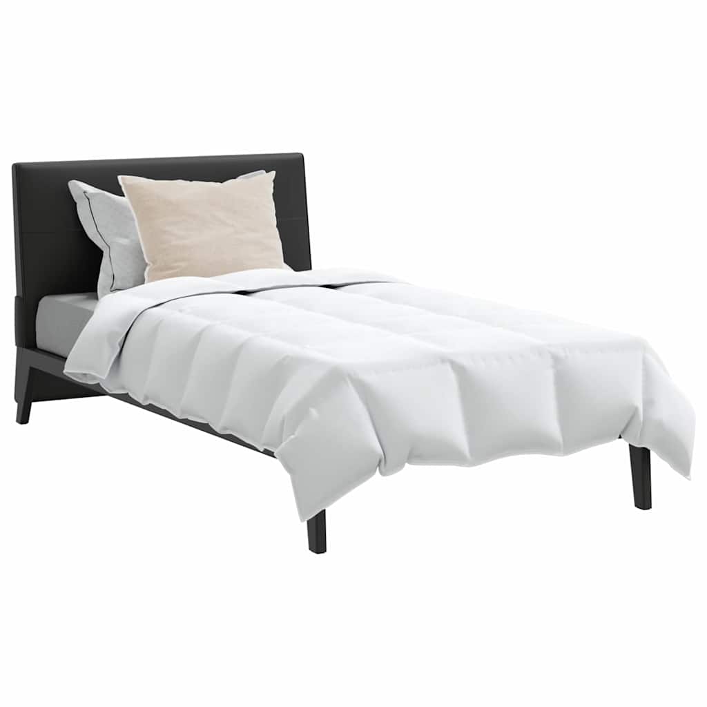 vidaXL Χειμερινό Παπλωματοθήκη με μαξιλάρι 2 pcs Λευκό Φτέρος