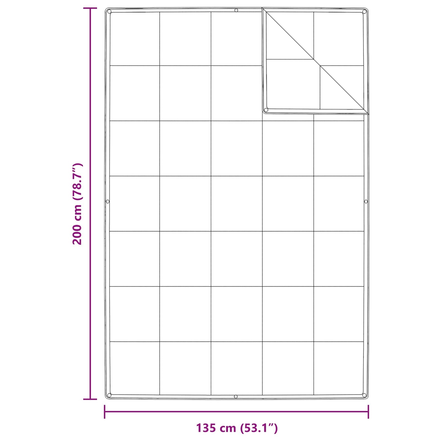 vidaXL Κουβέρτα 2 σε 1 με μαξιλάρι 2 pcs Λευκό Φτέρος