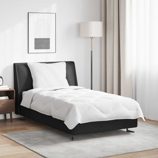 vidaXL Καλοκαιρινό Παπλωματοθήκη με μαξιλάρι 2 pcs Λευκό Μικροΐνες