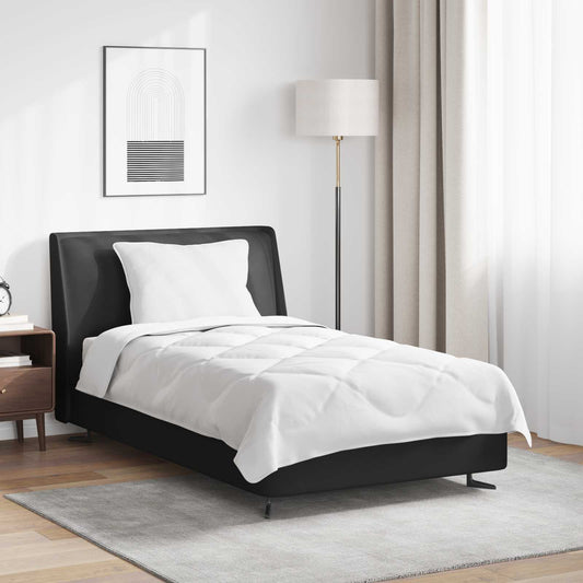 vidaXL Παπλωματοθήκη Ολόκληρης της Σεζόν 2 pcs Λευκό Μικροΐνες