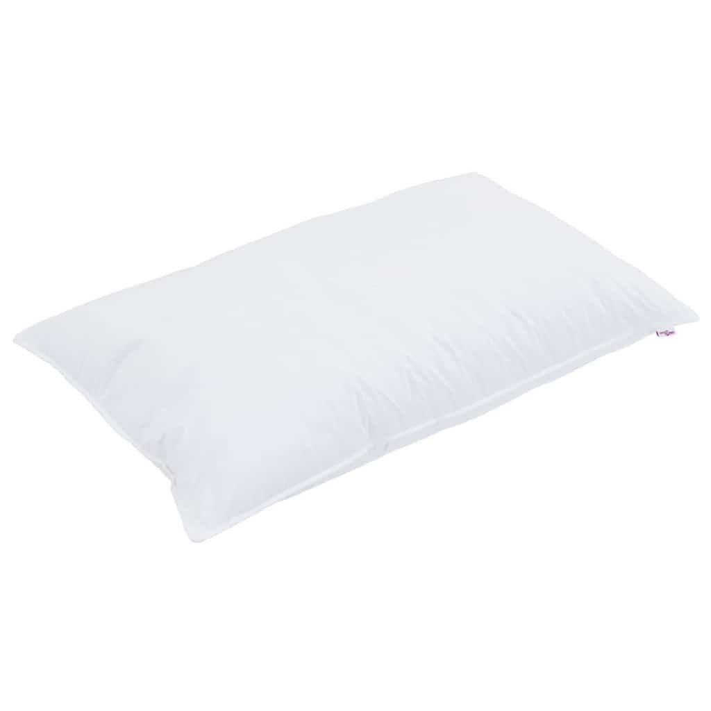 vidaXL Παπλωματοθήκη Ολόκληρης της Σεζόν 2 pcs Λευκό Μικροΐνες