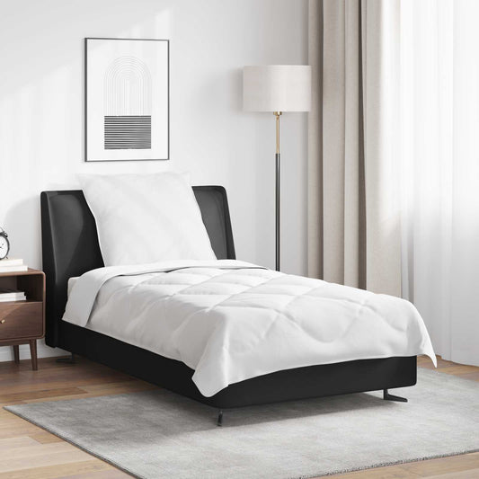 vidaXL Παπλωματοθήκη Ολόκληρης της Σεζόν 2 pcs Λευκό Μικροΐνες