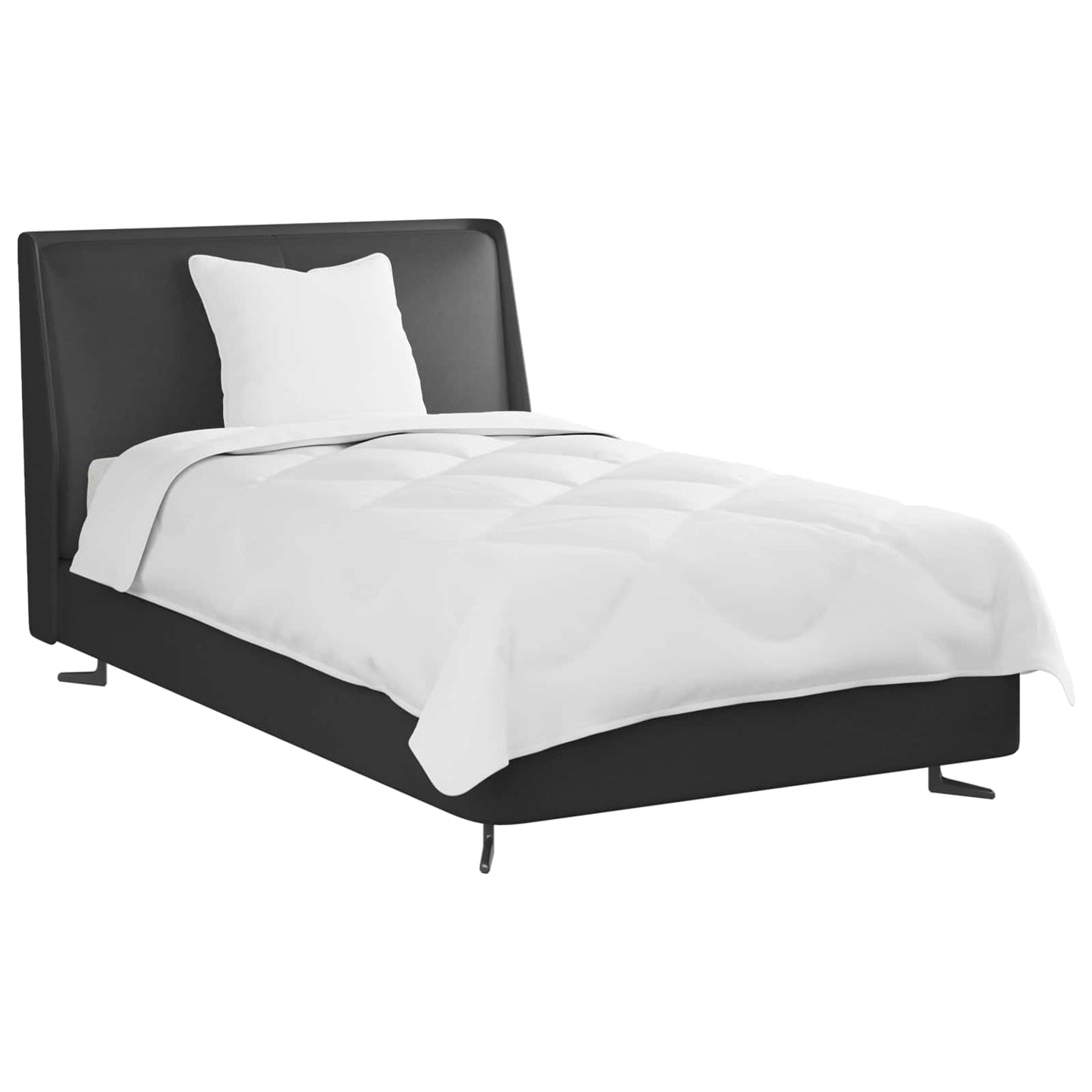 vidaXL Πάπλωμα με μαξιλάρι 2 pcs Λευκό Μικροΐνες