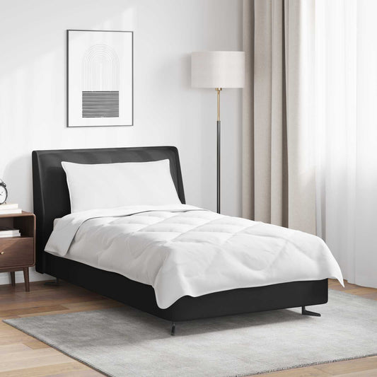 vidaXL Πάπλωμα με μαξιλάρι 2 pcs Λευκό Μικροΐνες