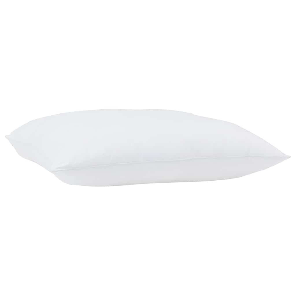vidaXL Κουβέρτα 2 σε 1 με μαξιλάρι 2 pcs Λευκό 135 x 200 cm Μικροΐνες