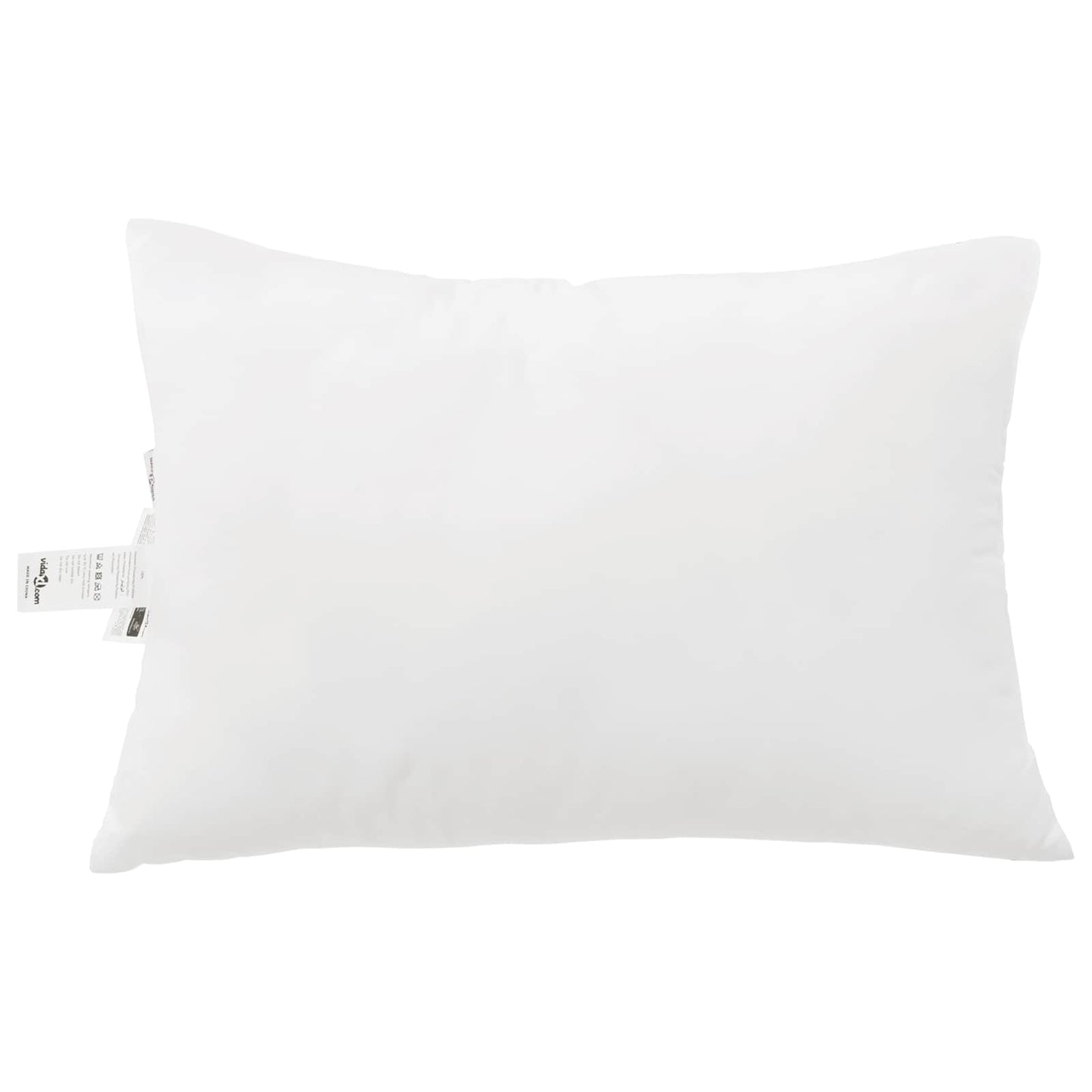 vidaXL Πάπλωμα με μαξιλάρι 2 pcs Λευκό 155 x 200 εκ. Μικροΐνες