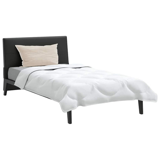 vidaXL Πάπλωμα με μαξιλάρι 2 pcs Λευκό 140 x 220 cm Μικροΐνες