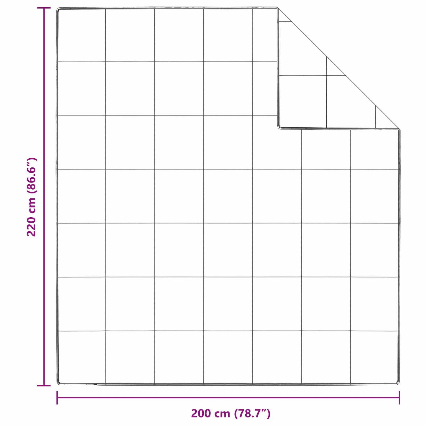vidaXL Χειμερινό Παπλωματοθήκη με μαξιλάρι 3 pcs Λευκό Φτέρος