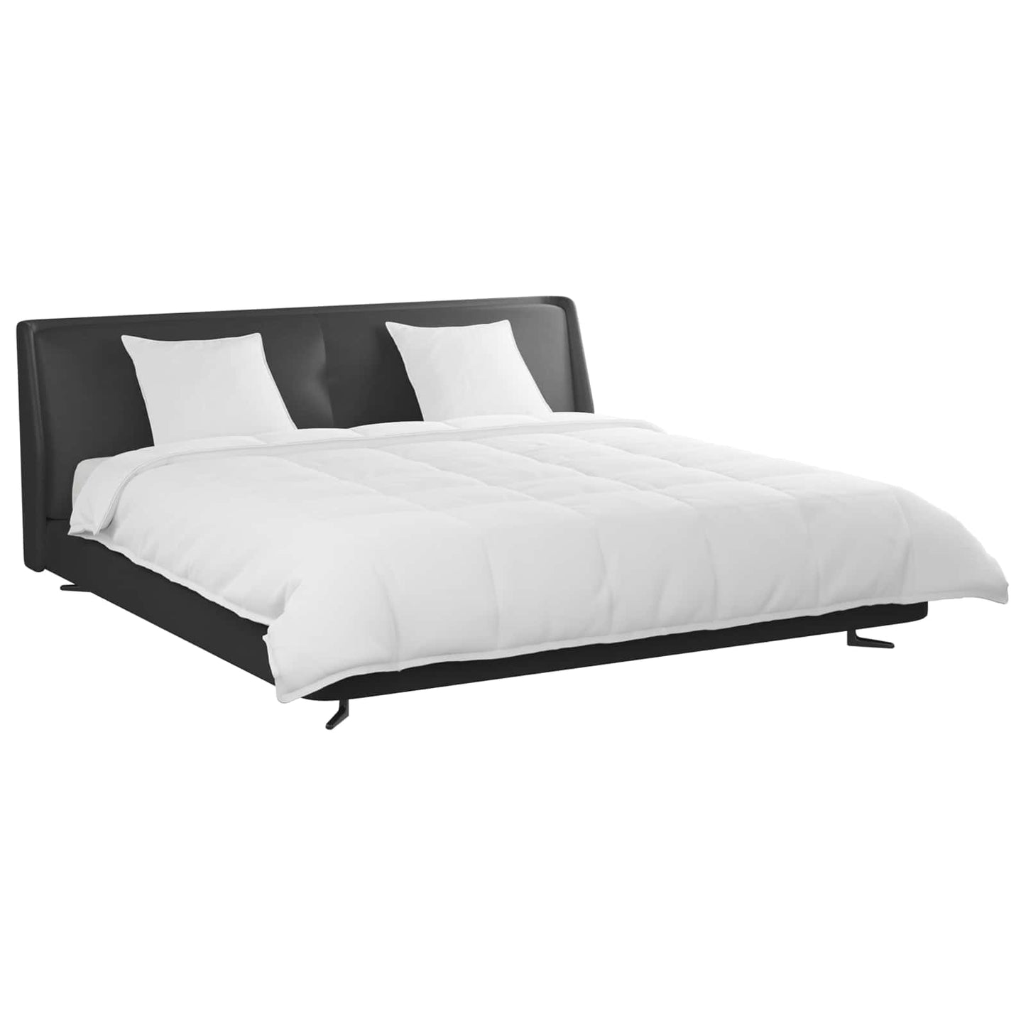 vidaXL Σετ Παπλωμάτων με μαξιλάρι 3 pcs Λευκό Φτέρος