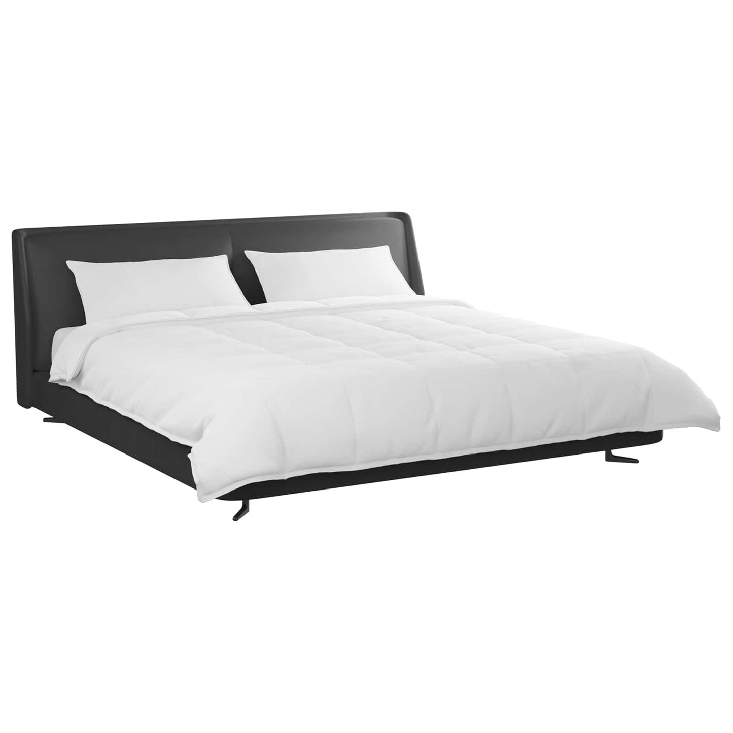 vidaXL Σετ Παπλωμάτων με μαξιλάρι 3 pcs Λευκό Φτέρος