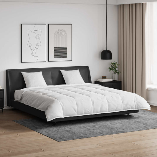 vidaXL Σετ Παπλωμάτων με μαξιλάρι 3 pcs Λευκό Φτέρος