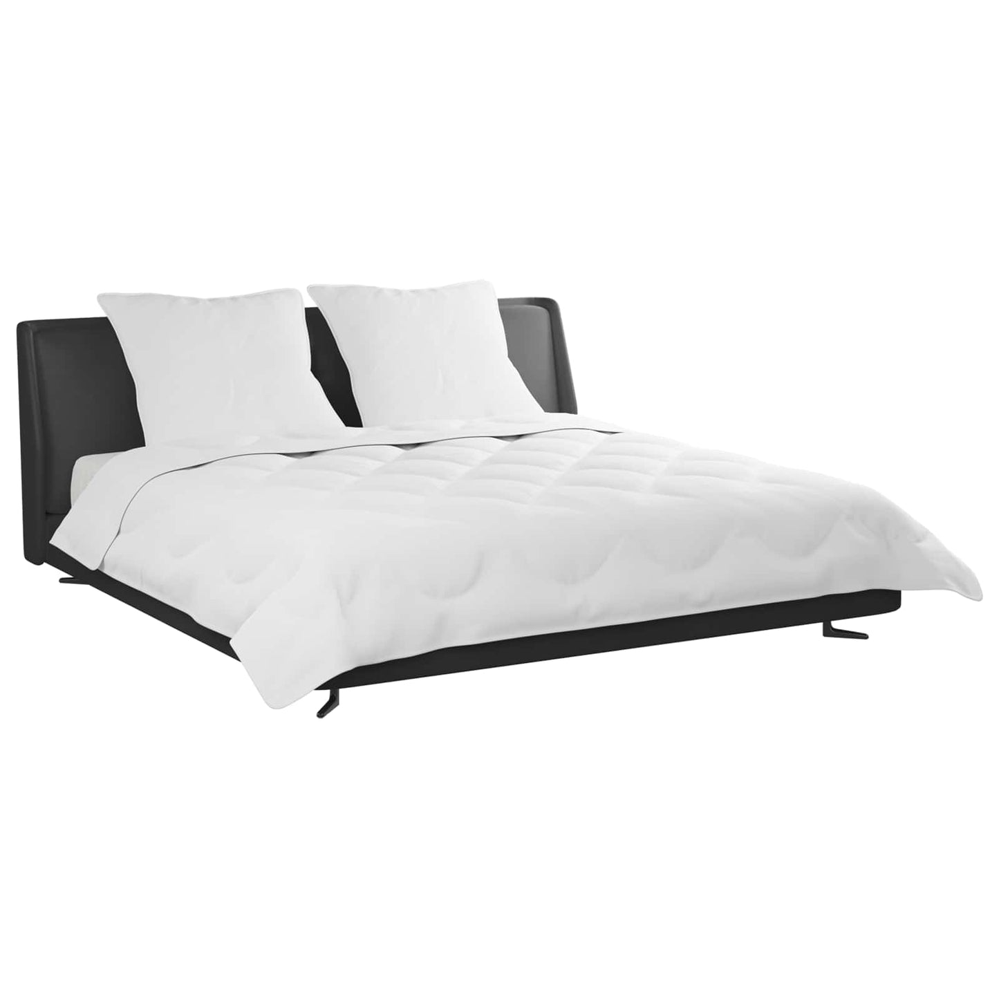 vidaXL Καλοκαιρινό Παπλωματοθήκη με μαξιλάρι 3 pcs Λευκό Μικροΐνες