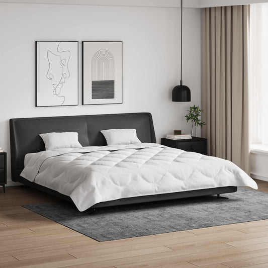 vidaXL Πάπλωμα με μαξιλάρι 3 pcs Λευκό Μικροΐνες