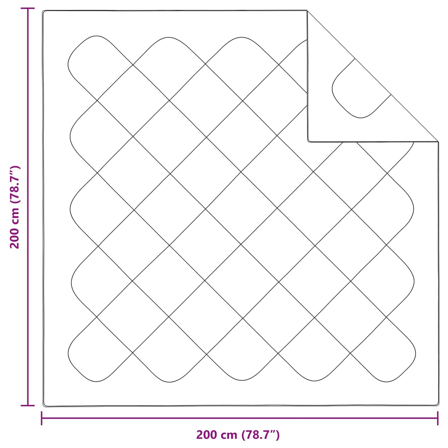 vidaXL Πάπλωμα με μαξιλάρι 3 pcs Λευκό Μικροΐνες