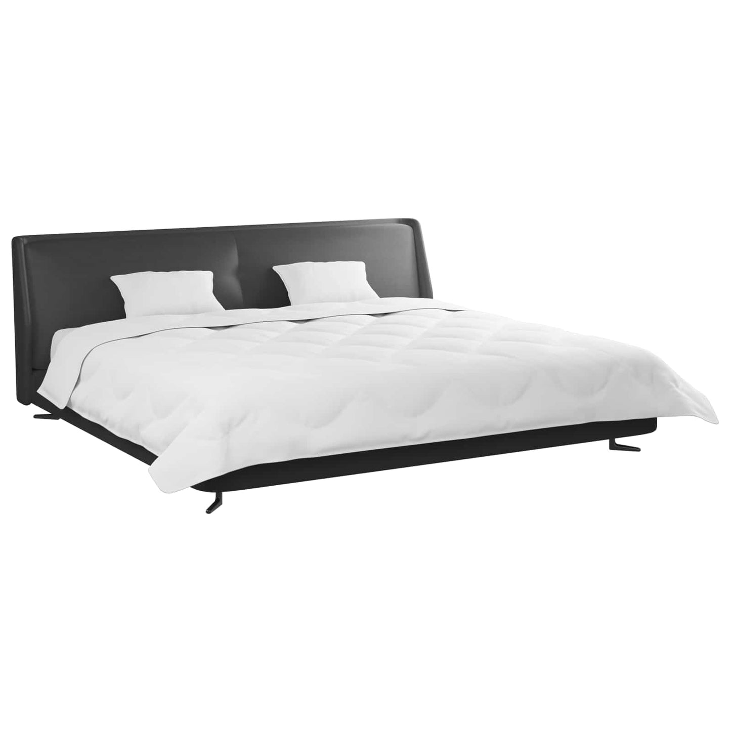 vidaXL Χειμερινό Παπλωματοθήκη με μαξιλάρι 3 pcs Λευκό Μικροΐνες