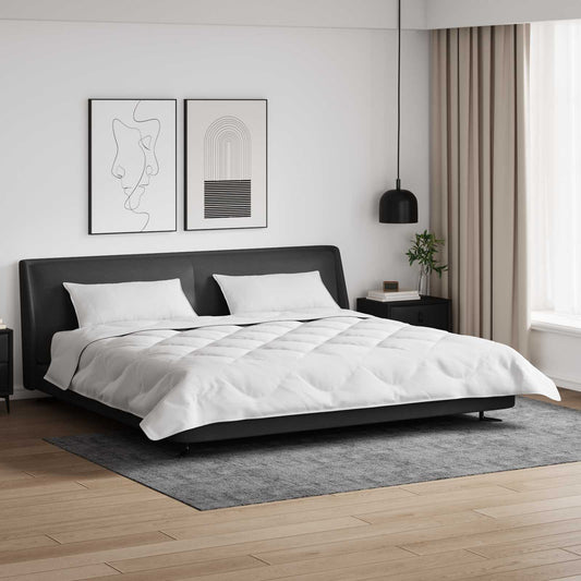 vidaXL Χειμερινό Παπλωματοθήκη με μαξιλάρι 3 pcs Λευκό Μικροΐνες