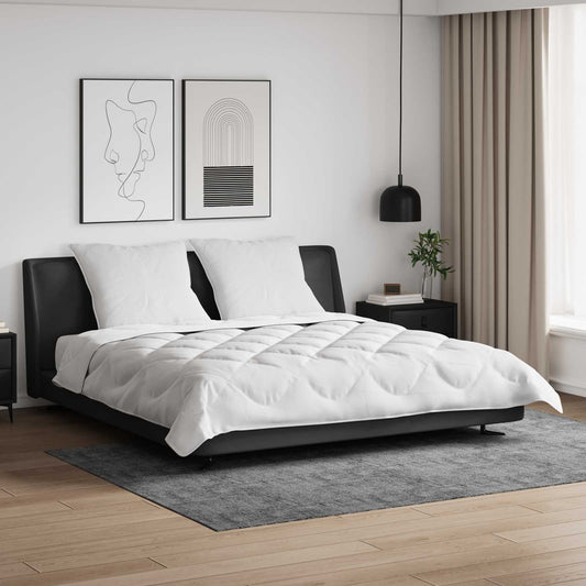 vidaXL Σετ Παπλωμάτων 3 pcs Λευκό Μικροΐνες και Φτερά Από Πούπουλο