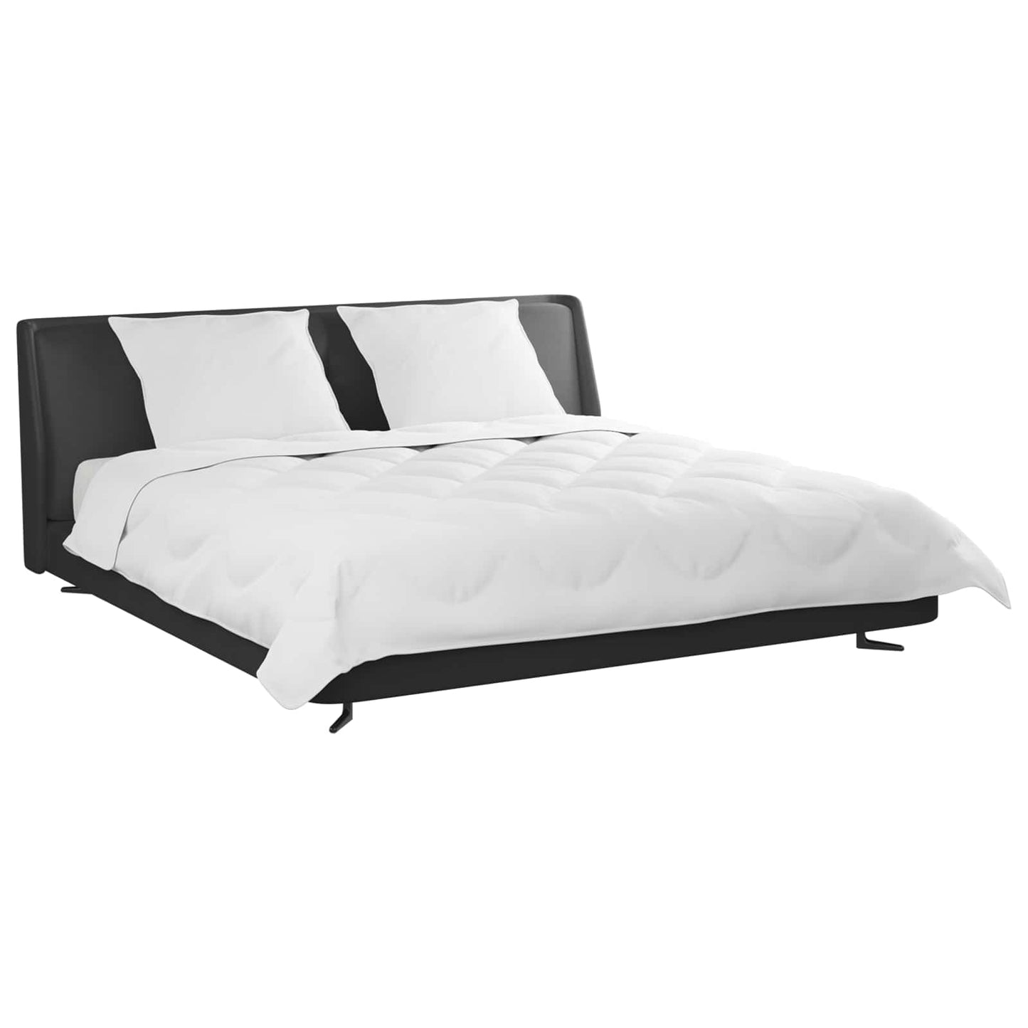 vidaXL Παπλωματοθήκη με Μαξιλάρια με μαξιλάρι 3 pcs Λευκό Μικροΐνες