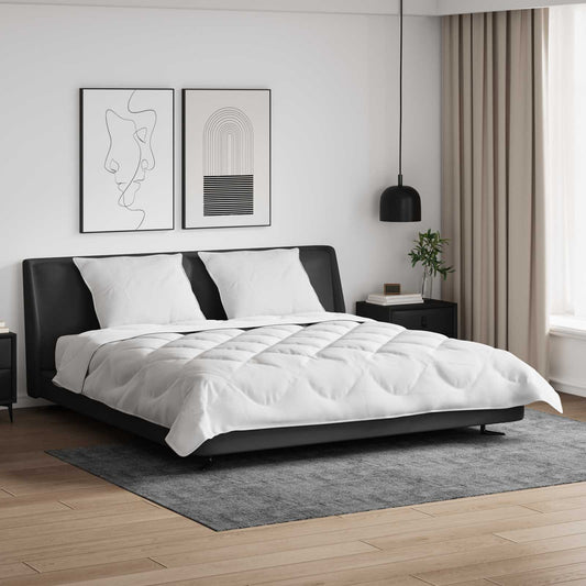 vidaXL Παπλωματοθήκη με Μαξιλάρια με μαξιλάρι 3 pcs Λευκό Μικροΐνες