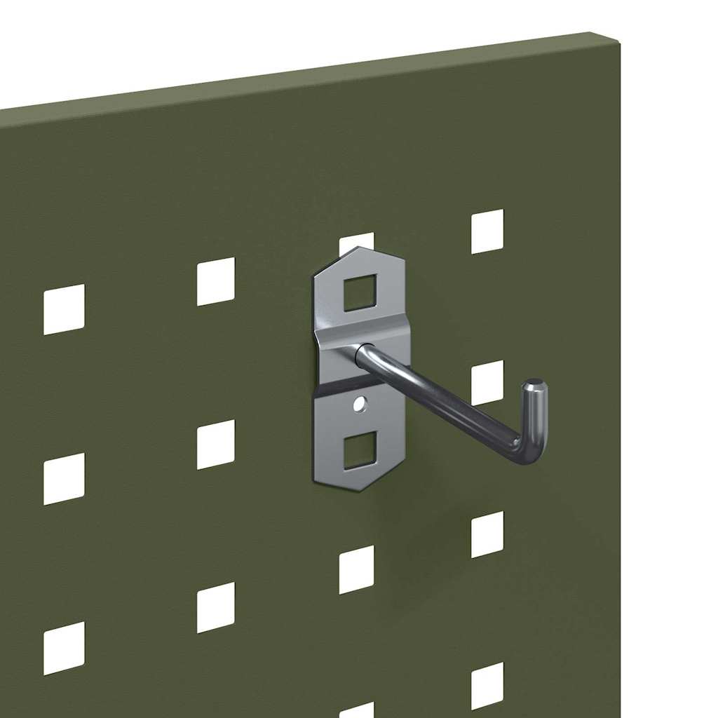 vidaXL Καρότσι εργαλείων με ράφι Ελιά Πράσινη 65 x 35 x 111 εκ